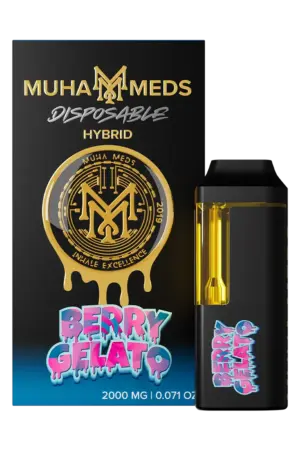 Berry Gelato Muha Meds Disposable